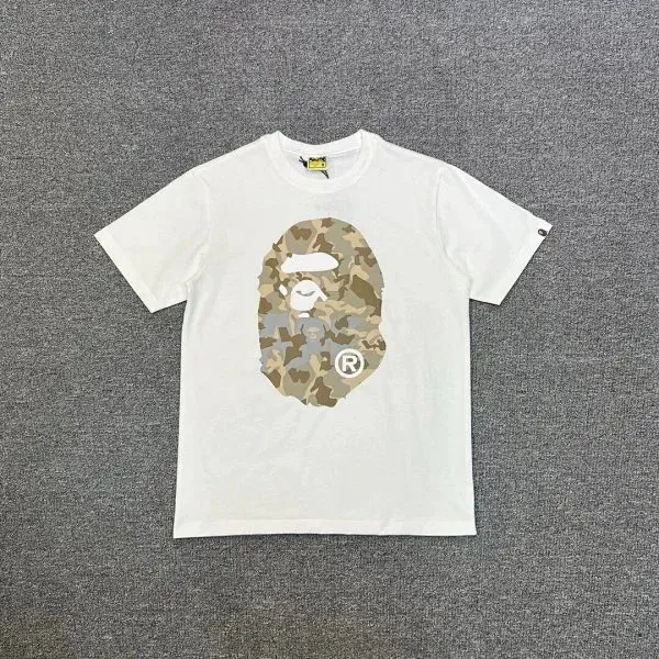 BAPE Shark Tee Camouflage Ape Head