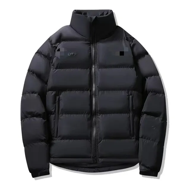 Puffer Jacket High-Collar Quilted