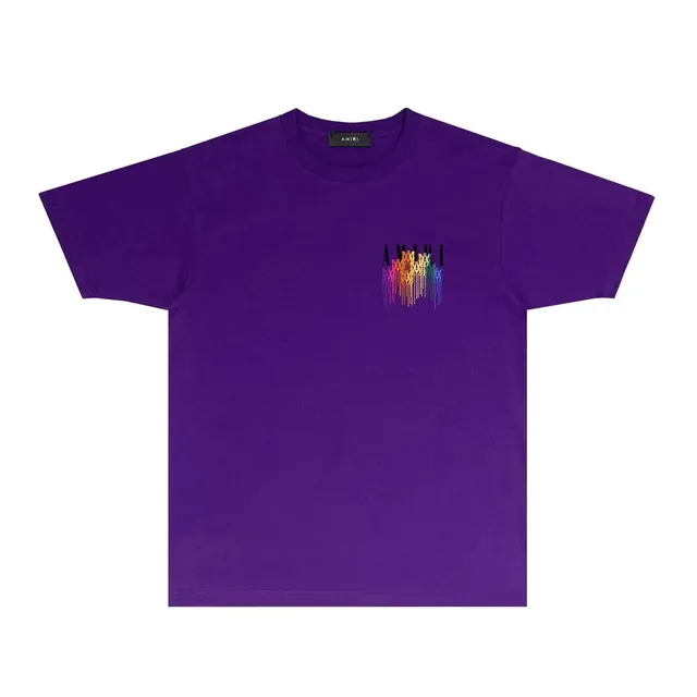 Amiri Graphic Tee Rainbow Logo
