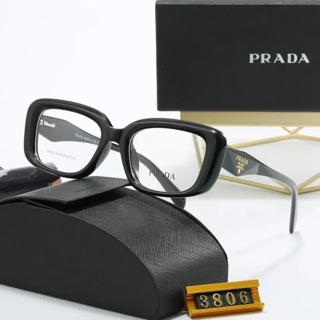 Prada Eyeglasses Rectangular Acetate Frame