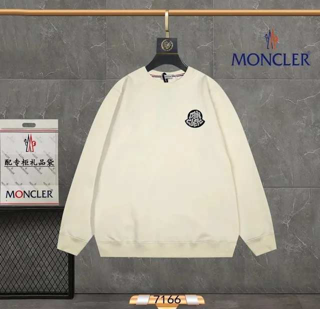 Moncler Crewneck Sweatshirt Embroidered Logo
