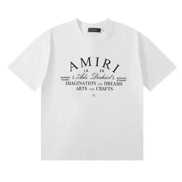 Amiri Graphic Tee Imagination and Dreams Print