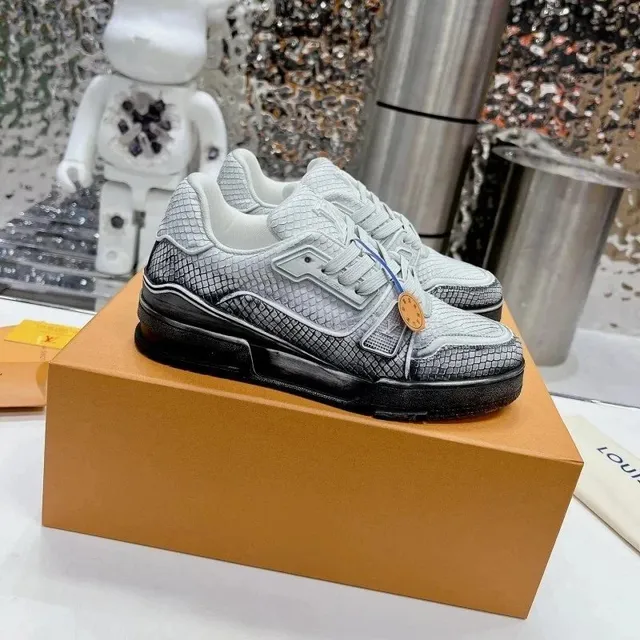 Louis Vuitton LV Trainer Snake Print
