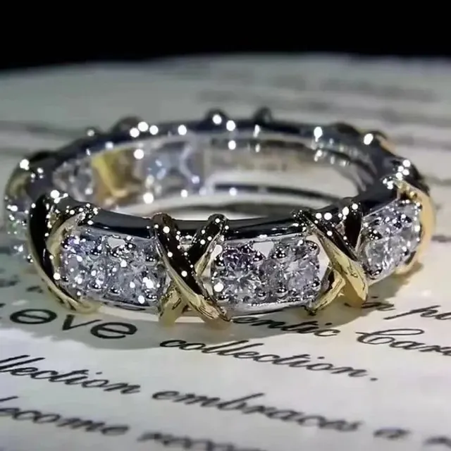Chrome Hearts X Ring Pave Diamond
