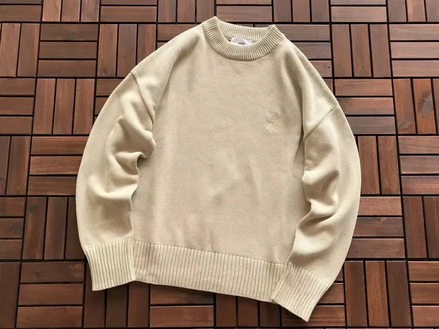 Amiri Crewneck Sweater Heart Embroidery