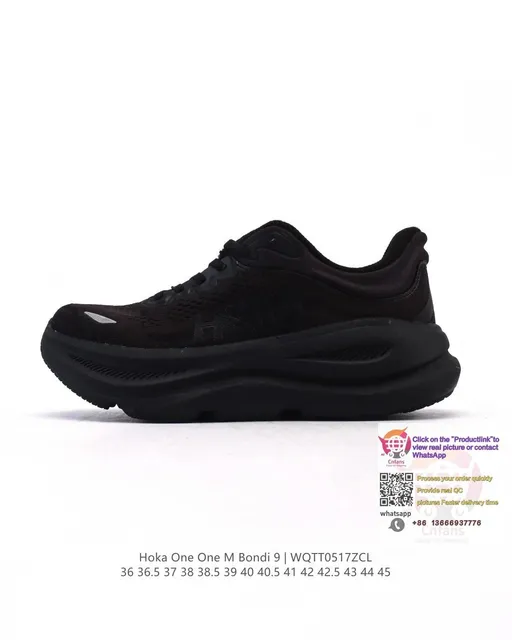 Hoka One One M Bondi 9 All Black