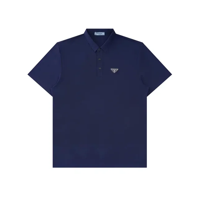 Prada Polo Shirt Triangle Logo