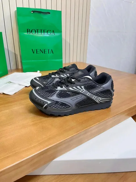 Bottega Veneta Andiamo Mesh and Rubber