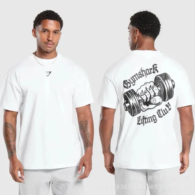 Gymshark Lifting Club Tee Dumbbell Graphic