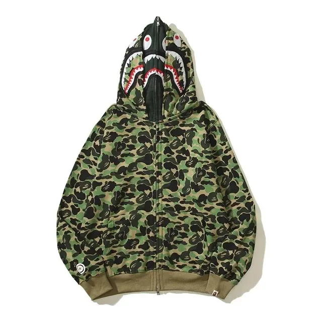 BAPE Shark Hoodie Camouflage