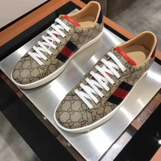 Gucci Ace Low GG Supreme Web Stripe