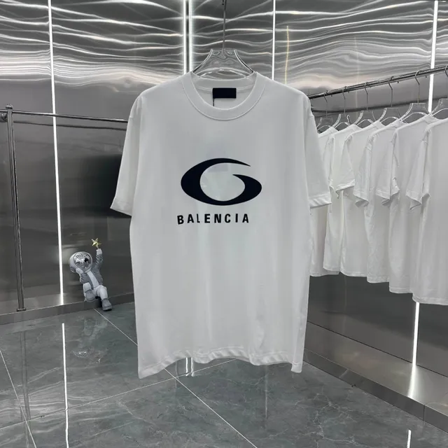 Balenciaga Logo T-Shirt Black Logo