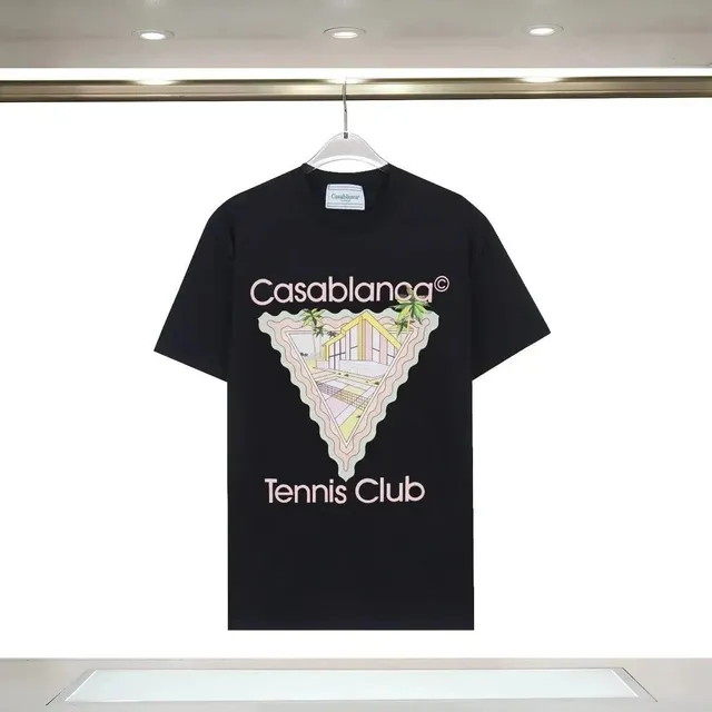 Casablanca Tennis Club Tee Triangle Print