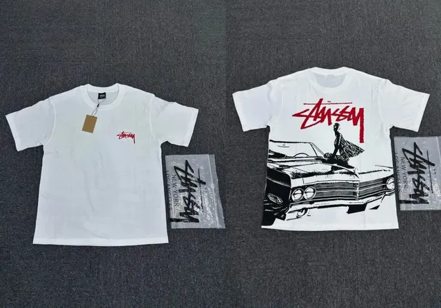 Stüssy T-Shirt Classic Logo / Car Graphic