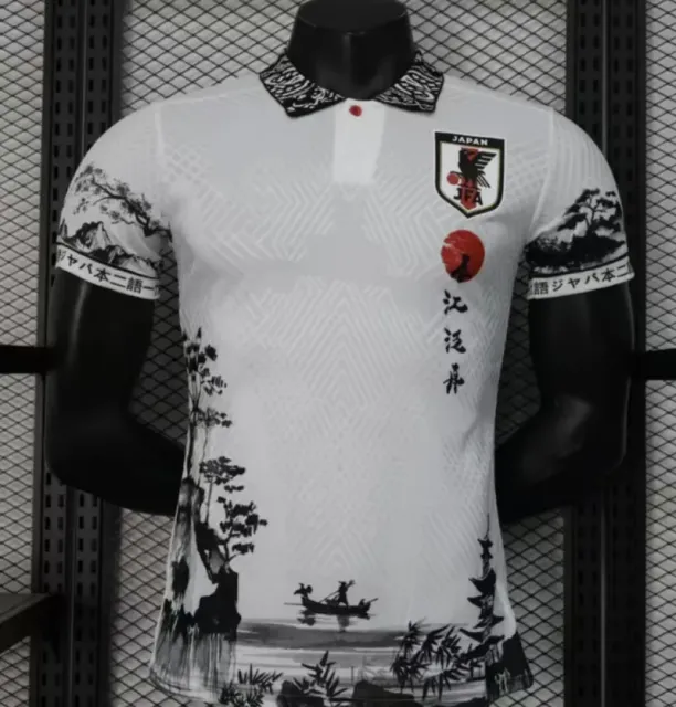 Japan National Team Jersey Sumi-e Ink Wash Print