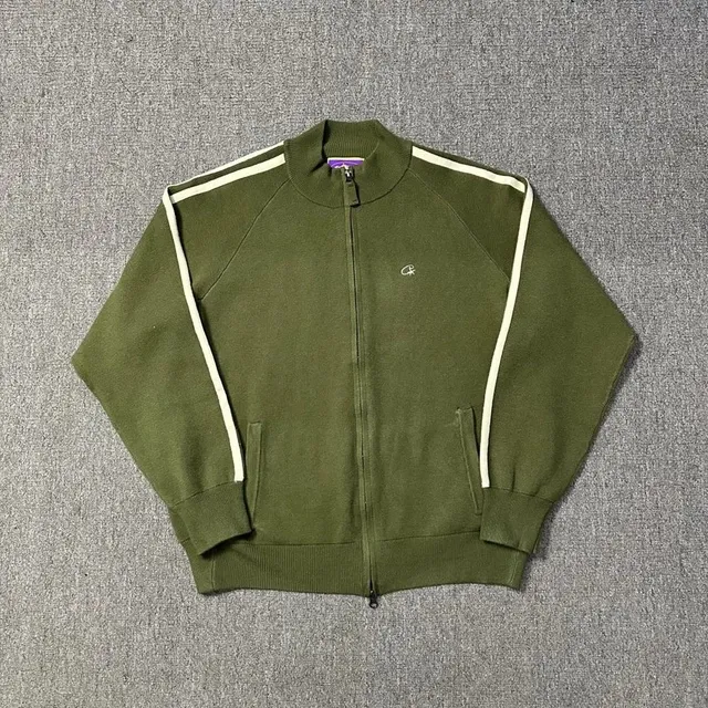 Chrome Hearts Track Jacket Olive with White Stripes