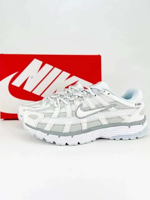 Nike P-6000 White Grey
