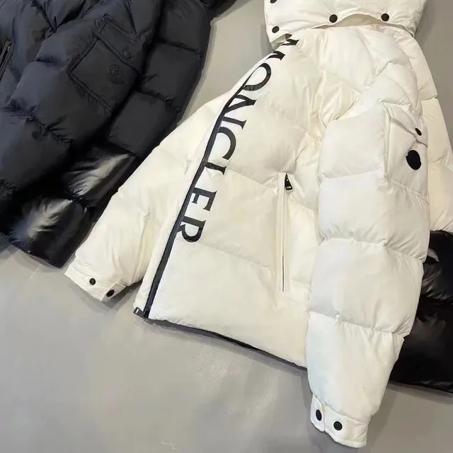 Moncler Logo Puffer Jacket Oversized Logo