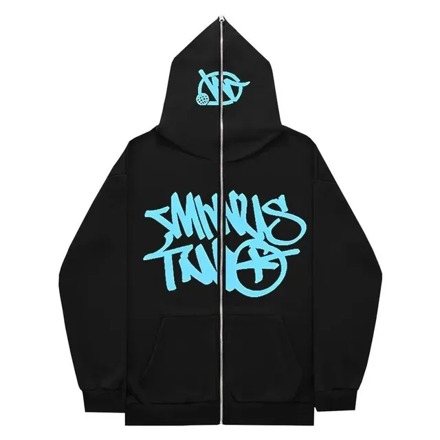 Corteiz Zip-Up Hoodie Graffiti Logo