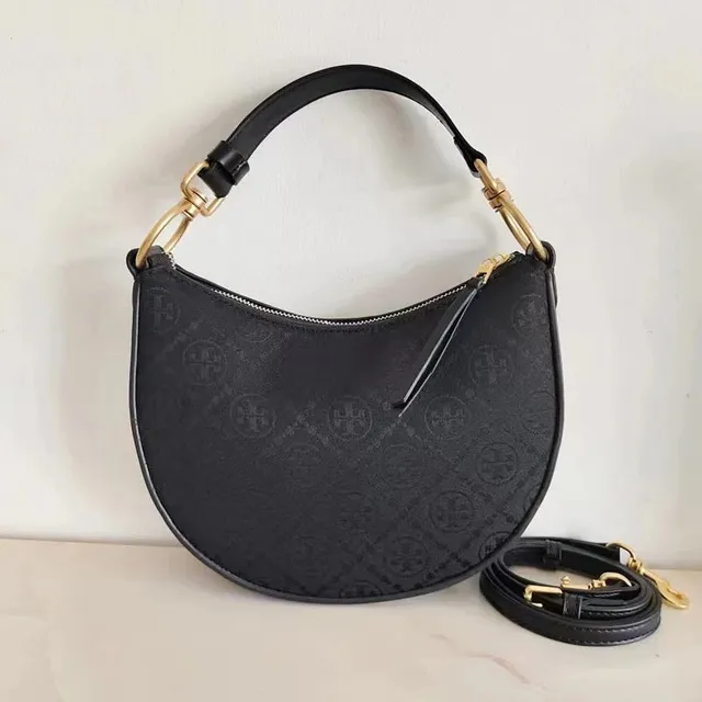 Tory Burch Mini Hobo Bag Monogram Print