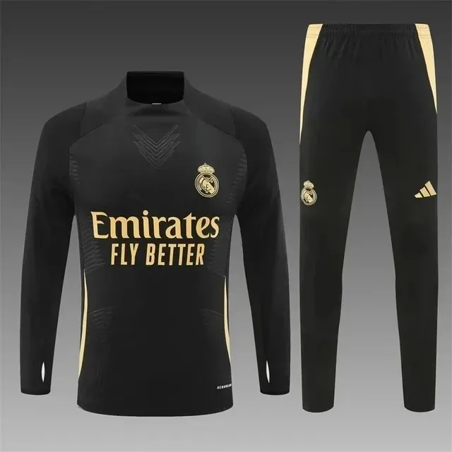 Adidas × Real Madrid Training Set Black Gold