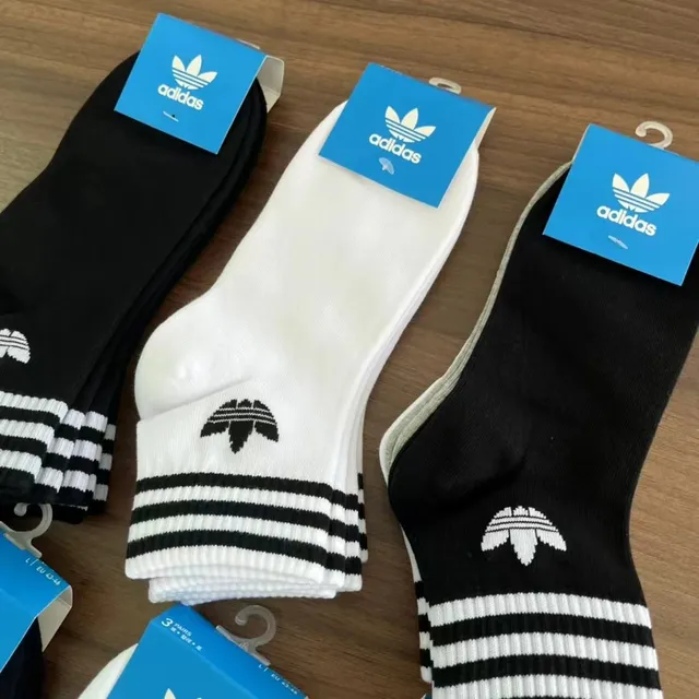 Adidas Trefoil Crew Socks Classic 3-Stripe