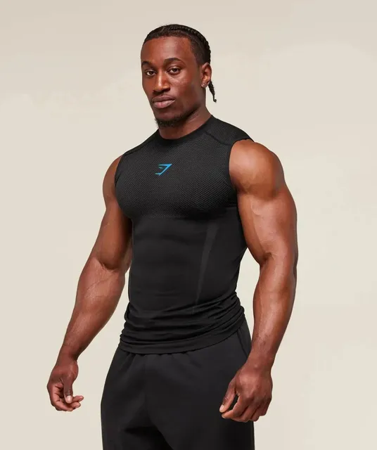 Gymshark Compression Tank Mesh Panel