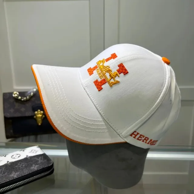 Hermès Baseball Cap H Logo Embroidery