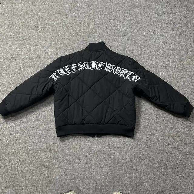 Corteiz Quilted Bomber Jacket Gothic Logo