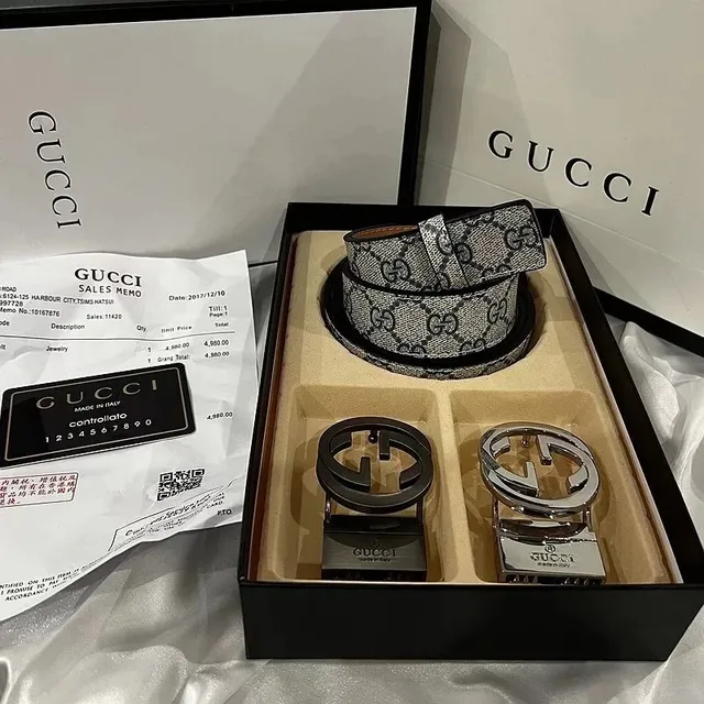 Gucci GG Marmont Belt Monogram Canvas