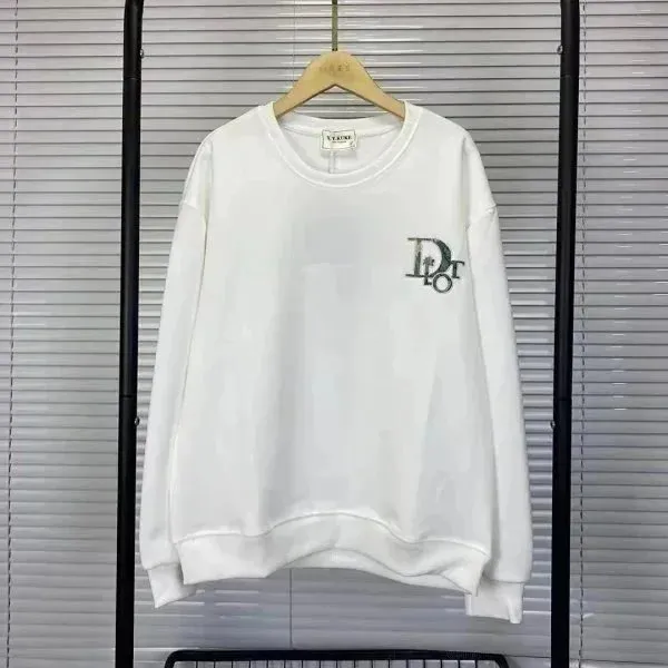 Dior Crewneck Sweatshirt Embroidered Logo