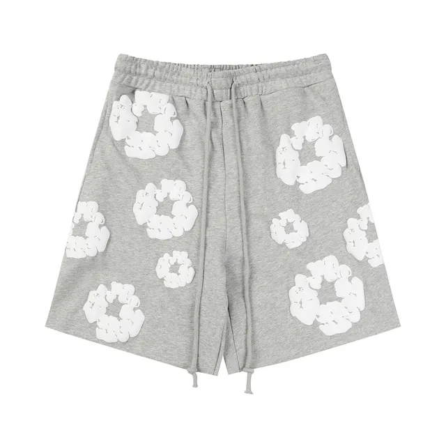 Broken Planet Scrunchie Shorts Cloud Print