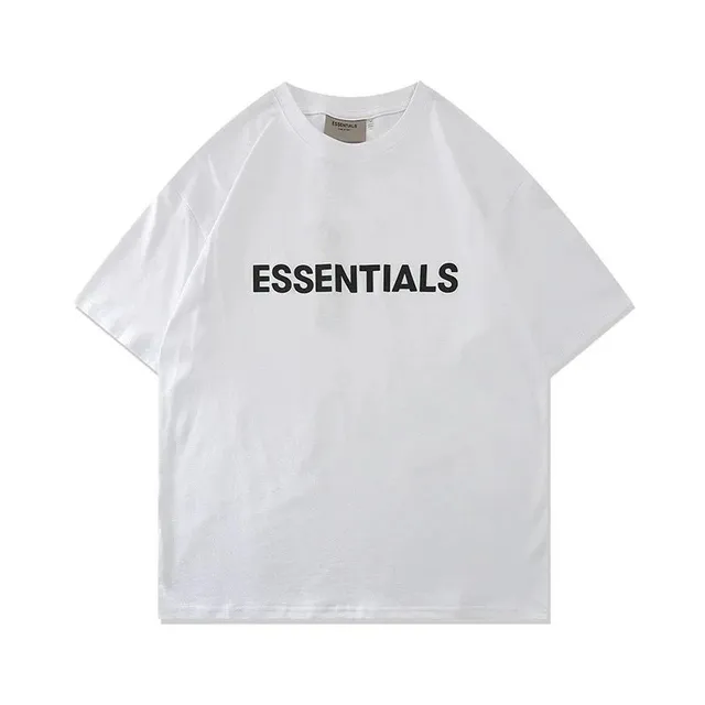 Fear of God Essentials Logo Tee Black Print