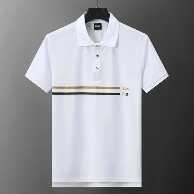 Hugo Boss Polo Shirt Striped Logo
