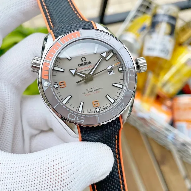 Omega Seamaster Professional Grey Dial with Orange Accents