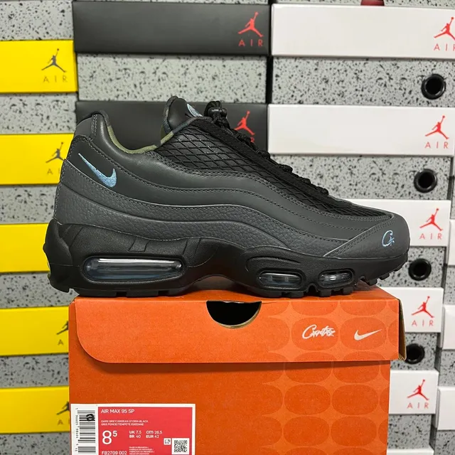 Nike × Corteiz Air Max 95 SP Dark Grey/Argent Storm-Black
