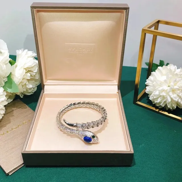 Bulgari Serpenti Bracelet Lapis Lazuli and Diamond