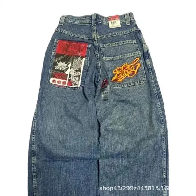 JNCO Baggy Jeans Embroidered Back Patch