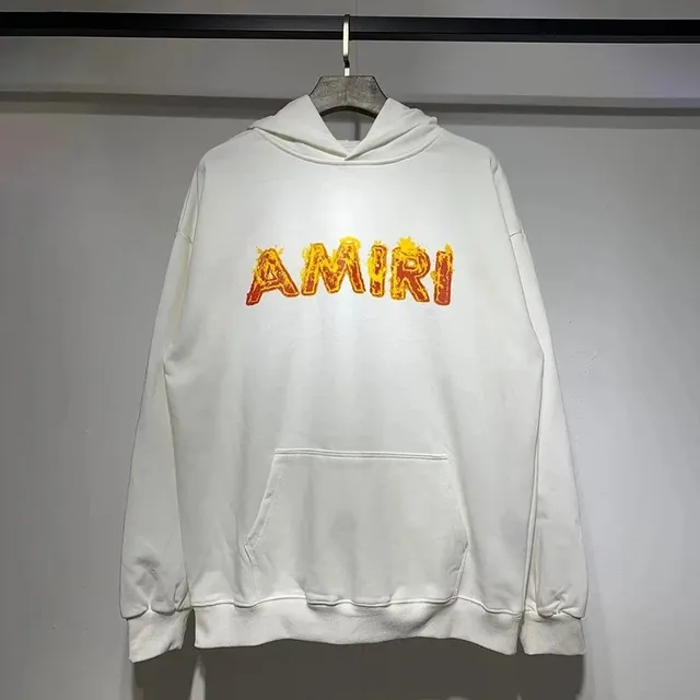 Amiri Hoodie Flame Logo