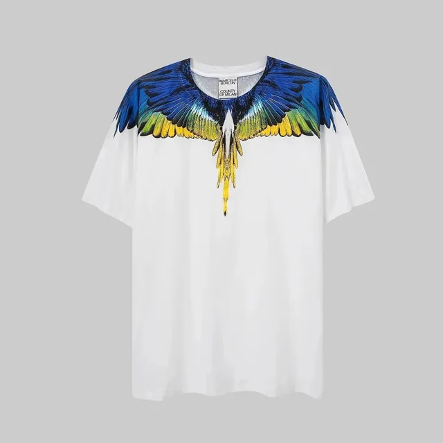 Marcelo Burlon Wings T-Shirt Multi-Color Wings Print