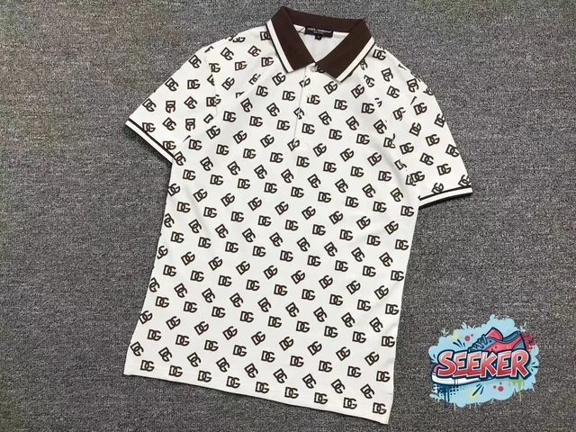 Dior Polo Shirt All-Over CD Logo Print