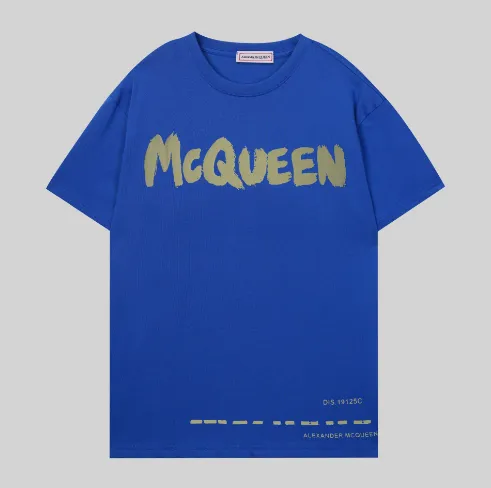 Alexander McQueen Graphic T-Shirt McQueen Logo Print