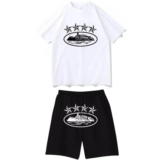 Corteiz Matching Set Four Stars Graphic