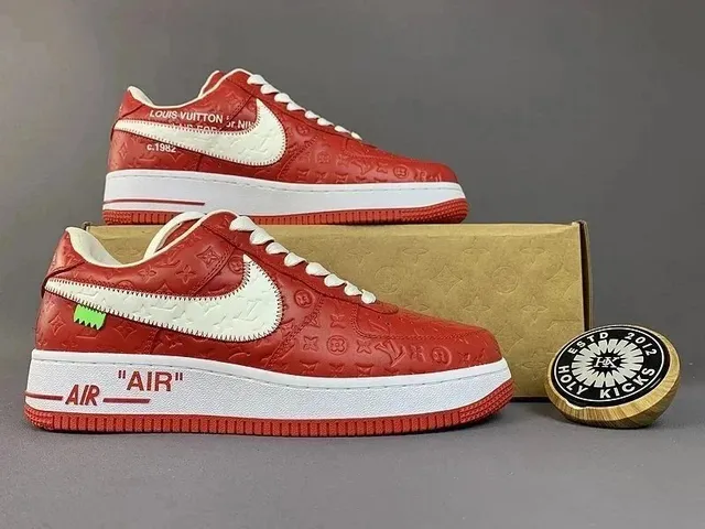 Nike × Louis Vuitton Air Force 1 Low LV x Off-White Red