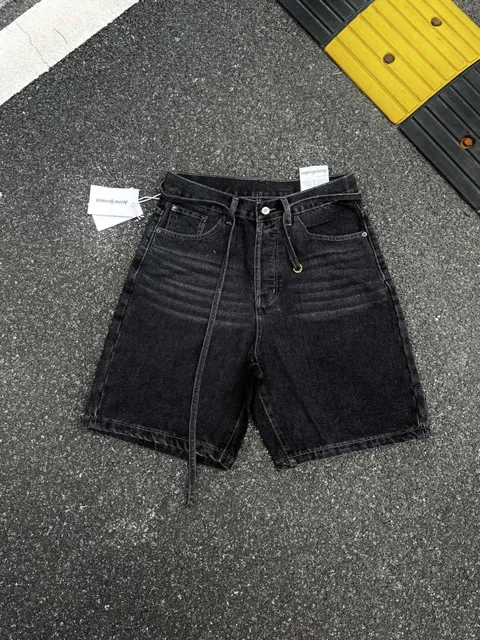 Acne Studios Denim Shorts Black Wash