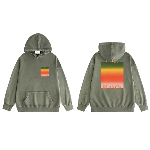 Casablanca Hoodie Sunset Gradient Print