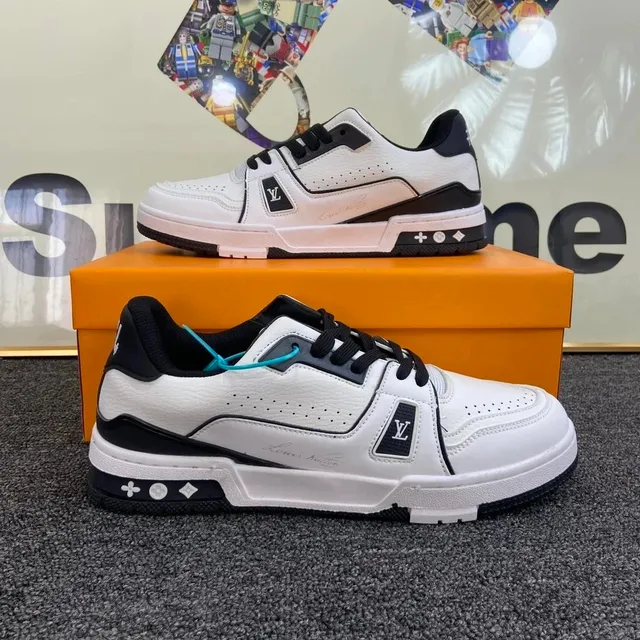Louis Vuitton LV Trainer White Black