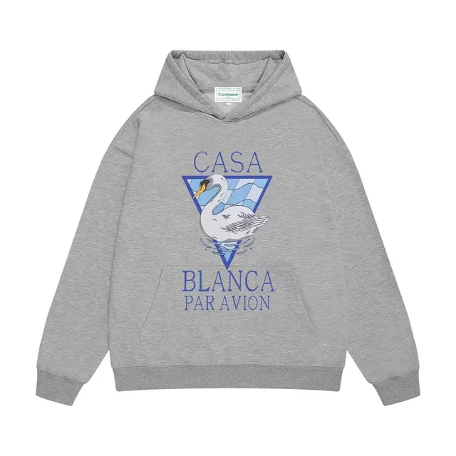 Casablanca Hoodie Swan Graphic