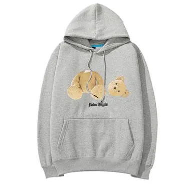 Palm Angels Hoodie Bear Graphic