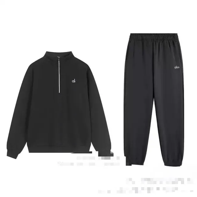 Calvin Klein Half-Zip Sweatshirt and Joggers Set CK Logo